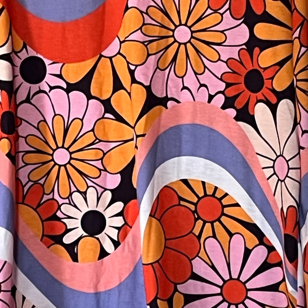 Bohemian Hippie Floral Long Sleeve Top - Picture 6 of 8